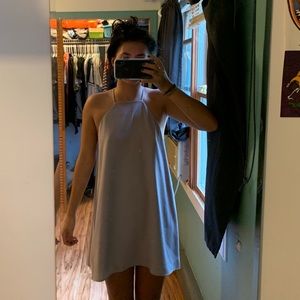 lilac purple v-cut back Tobi dress
